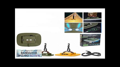 E-SMARTER USB Rechargeable Ultra Bright LED Camping Light Dimming Magnetic Attraction Review