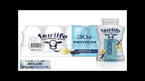 Fair Life Nutrition Plan High Protein Liquid Shake Vanilla 11.5 Fl Oz Review