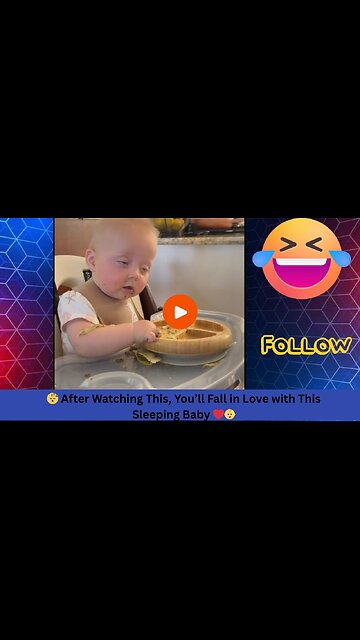 😴 After Watching This, You’ll Fall in Love with This Sleeping Baby ❤️👶