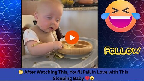 😴 After Watching This, You’ll Fall in Love with This Sleeping Baby ❤️👶