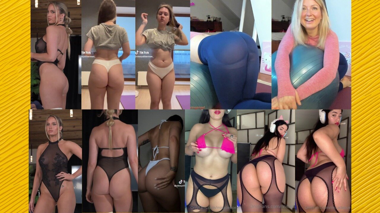 Ass compilation - Big bank tiktok challenge ❤️ClipchampGirls 2025