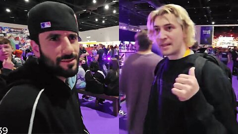 xQc Looks for Gambling Booths at TwitchCon 2025