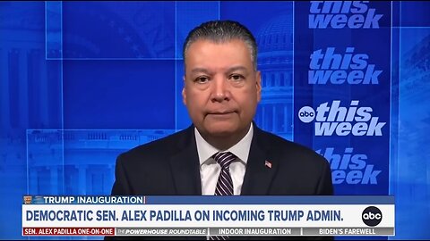 Sen Alex Padilla: I Won't Root For Trump On His Terms