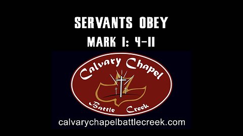 November 23, 2025 - Servants Obey