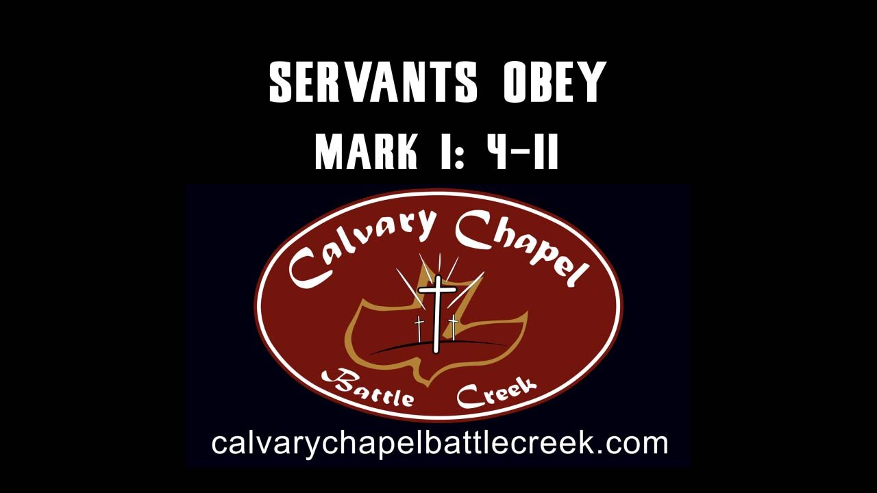 November 23, 2025 - Servants Obey