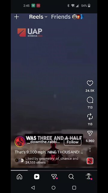 UFO's Defy Known Limitations Of Physics