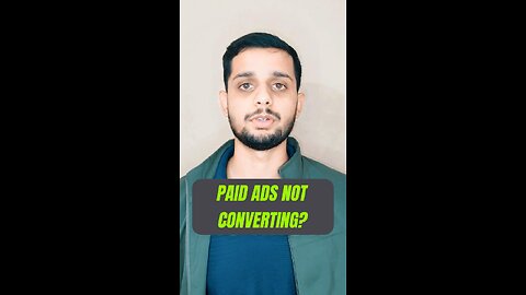 Ads are not converting?