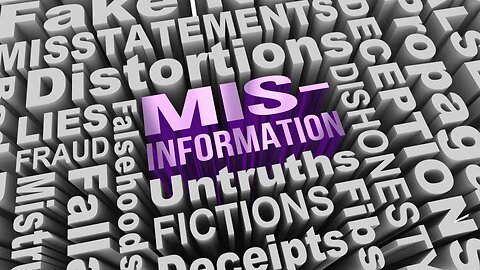 Everything is 𝗠𝗶𝘀𝗶𝗻𝗳𝗼𝗿𝗺𝗮𝘁𝗶𝗼𝗻 ⛔