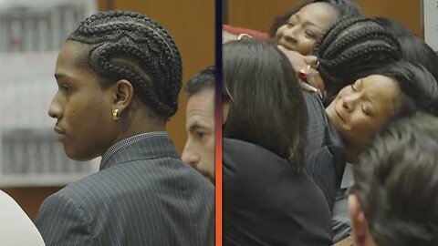 Watch A$AP Rocky Hug CRYING Rihanna After NOT GUILTY Verdict