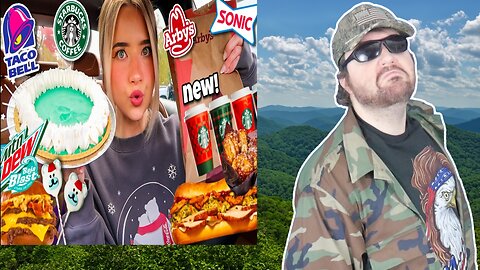 Eating New Fast Food Menu Items For 24 Hours!! (Daisy Sue) - Reaction! (BBT)