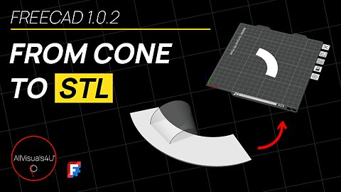 🙌 FreeCAD Sheet Metal - FreeCAD To 3D Print - FreeCAD Tutorial - FreeCAD Mesh Workbench | #Shorts