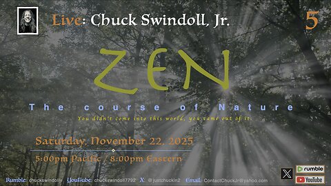 November 22, 2025, LIVE Zen week 5