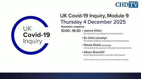 UK COVID-19 Inquiry Meeting | Dec. 4