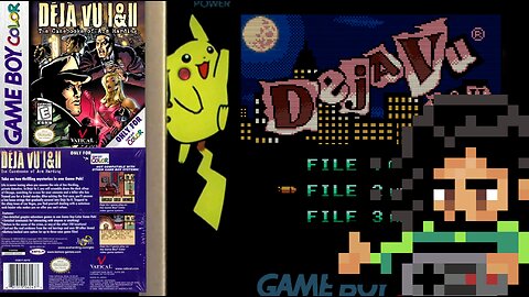 Deja Vu 1&2 The Casebooks of Ace Harding. (1999) Gameboy Color Casebook 1 Playthrough/Walkthrough.