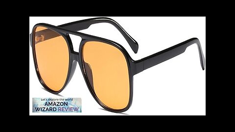 YDAOWKN Retro Aviator Sunglasses for Womens Mens Large Frame Classic 70s Vintage Review