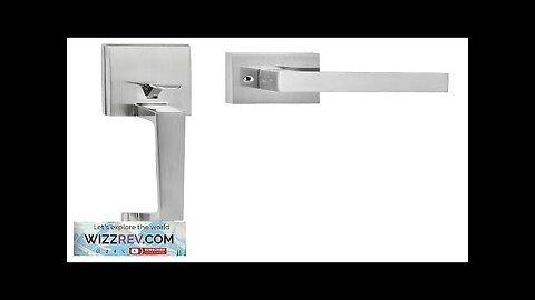 VEVOR Front Door Handle Satin Nickel Square Handle Set with Lever Door Review