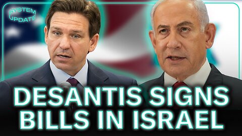 Ron DeSantis Twice Went to Israel to Sign Censorship Laws