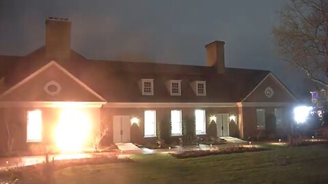 The Moment Arsonist Sets Fire To Gov Shapiro's Mansion In April
			
