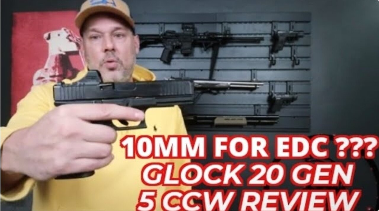 10mm for Every Day Carry / EDC Glock 20 Gen 5 with Holosun SCS MOS How is it for Concealed Carry CCW