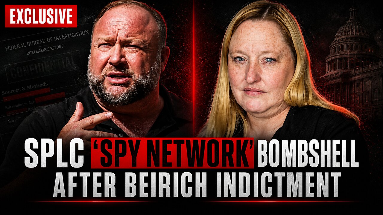 🚨EXCLUSIVE: SPLC Under New Criminal Investigation For Using Illegal Spy Tactics Against Alex Jones! thumbnail