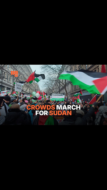 CROWDS MARCH FOR SUDAN