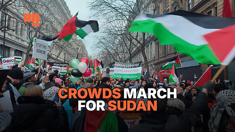 CROWDS MARCH FOR SUDAN