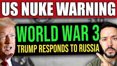 BREAKING NEWS: Trump Gives a Nuclear Warning After Russia's WW3 Threat