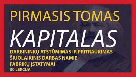 #Teorija. Mašinos ir stambioji pramonė [Darbininkų atstūmimas ir pritraukimas/fabrikų įstatymai]