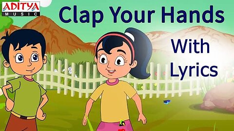 Clap Your Hands | English Nursery Rhyme with Lyrics
