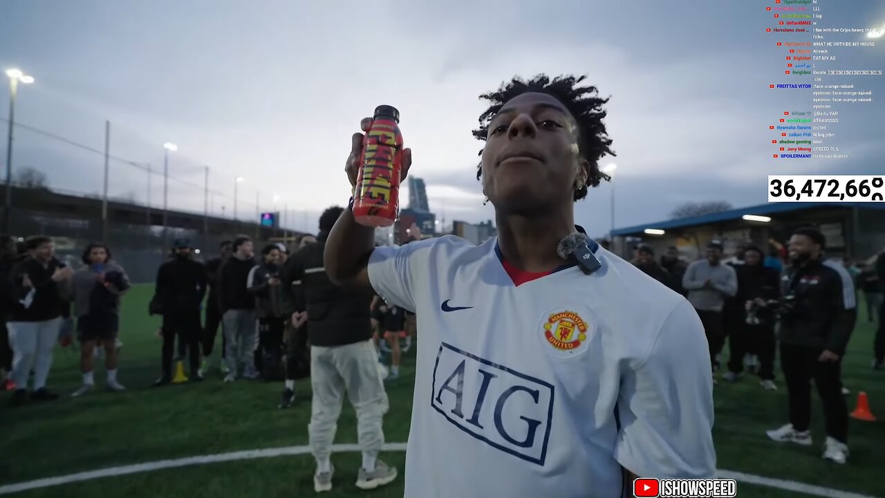 🔴IShowSpeed irl $10,000 1v1 Football Tournament ⚽️ (UK Edition 🇬🇧)