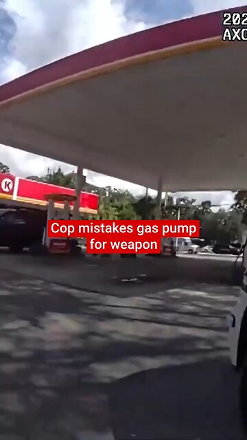 Police confront man in Florida after mistaking gas pump nozzle for a weapon #Florida #Police #japd
