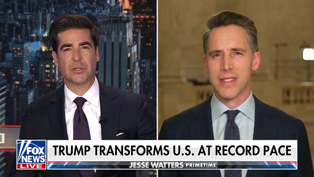 Sen Hawley: Dem Senators are walking around Capitol Hill Demoralized