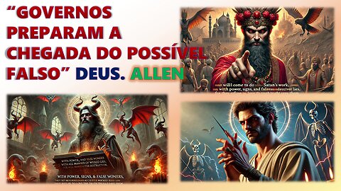 "GOVERNOS PREPARAM A CHEGADA DO POSSÍVEL FALSO DEUS" ALLEN.