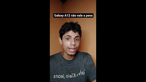 GALAXY A12 NÃO VALE A PENA - SMARTCHAT