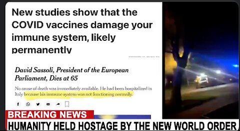 PRESIDENT OF EU PARLIAMENT DIES FROM RAPID ONSET OF AIDS DUE TO VACCINE...