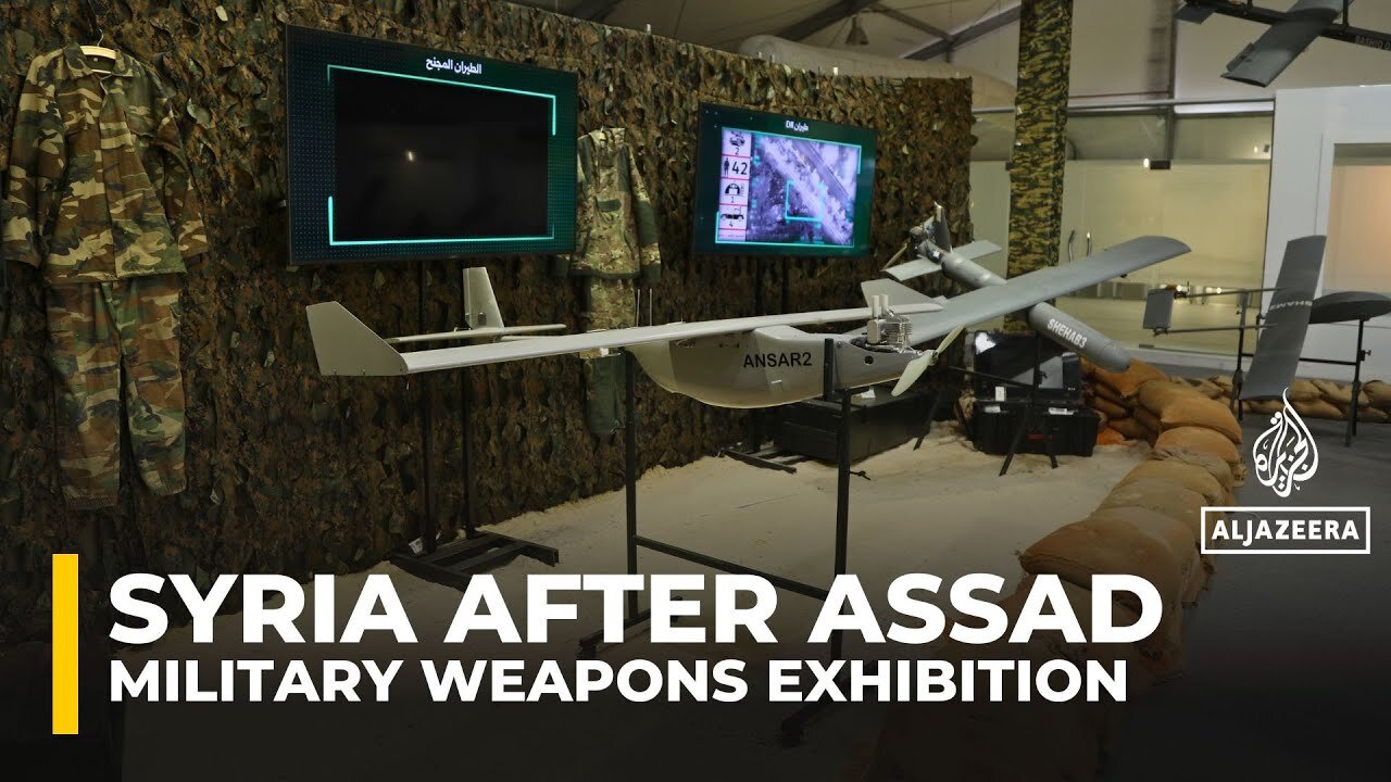 Syria opens exhibition of weapons used in offensive that led to fall of Assad regime