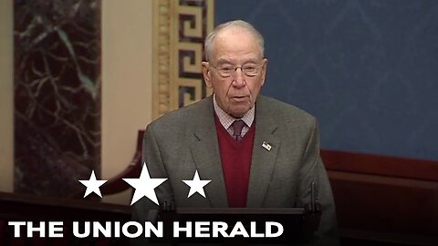 Senator Grassley Delivers Remarks on President Trump's Foster Care System Executive Order