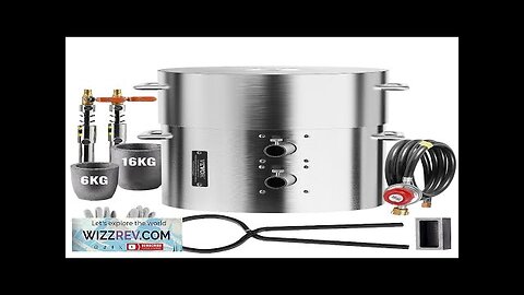 VEVOR Propane Melting Furnace Kit 16KG/35lbs Dual Burner with Crucibles Tongs Review