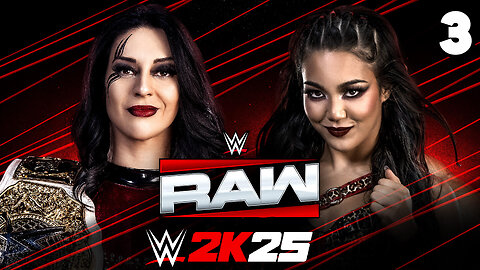 WWE 2K25 Raw October 20th 2025 - Match 3: She got her wish!