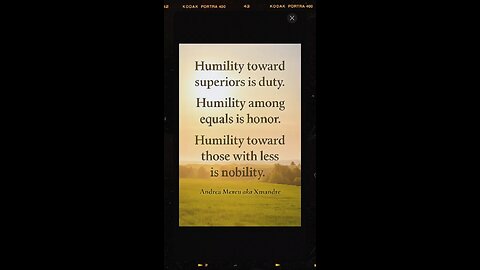 Humility