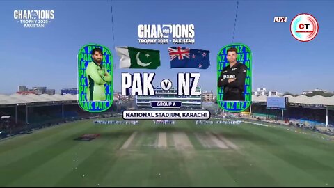 LIVE | PAK vs NZ | Match No.1 | ICC Champions Trophy 2025 Pakistan By JioHotstar