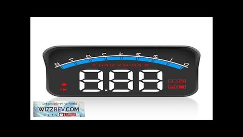 Universal Car Head Up Display High Definition LED Display OBD HUD Windshield Review