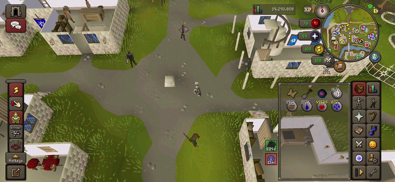 Speak to Rusty North of Falador Easy Clue Scroll Step (OLDSCHOOL RUNESCAPE) (MOBILE) (OSRS)