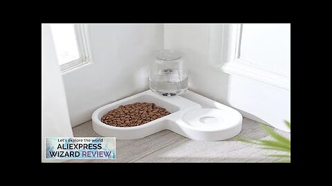 Corner Dog Bowl Pet Automatic Feeder Dog Cat Drinking Bowl For Dog Review