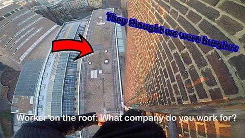 SECURITY LOCKED US ON ROOF UNTIL POLICE CAME! MY MOST DANGEROUS CLIMB YET