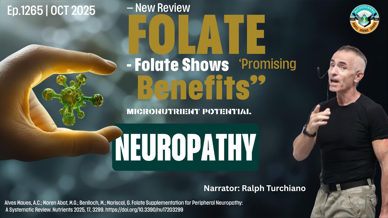 New Review: Folate Shows "Promising Benefits" for Neuropathy Ep. 1265 OCT 2025