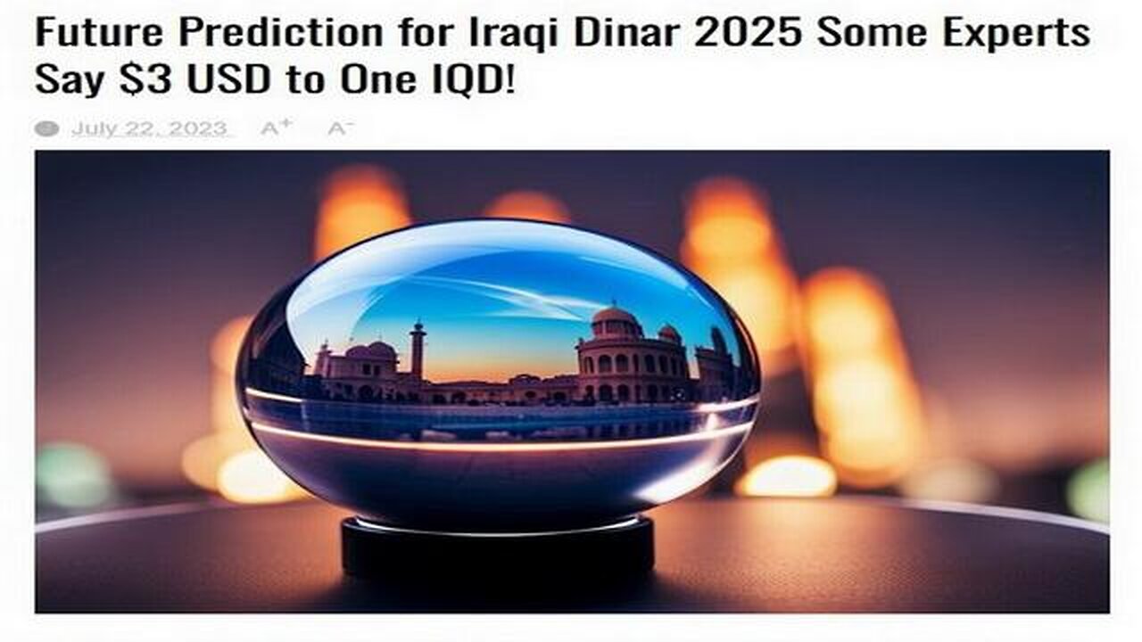 Iraq Banking Reform - the Digital Dinar [WeekendWarrior17 / News through MEMES]