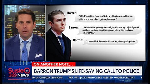 Rob Finnerty details Barron Trump’s reported life-saving call to police