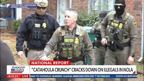 ICE: "Operation Catahoula Crunch" cracks down on illegals in NOLA - 12/14/25