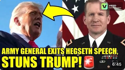 An iconic Army general just left Trump and Hegseth’s controversial Pentagon speech